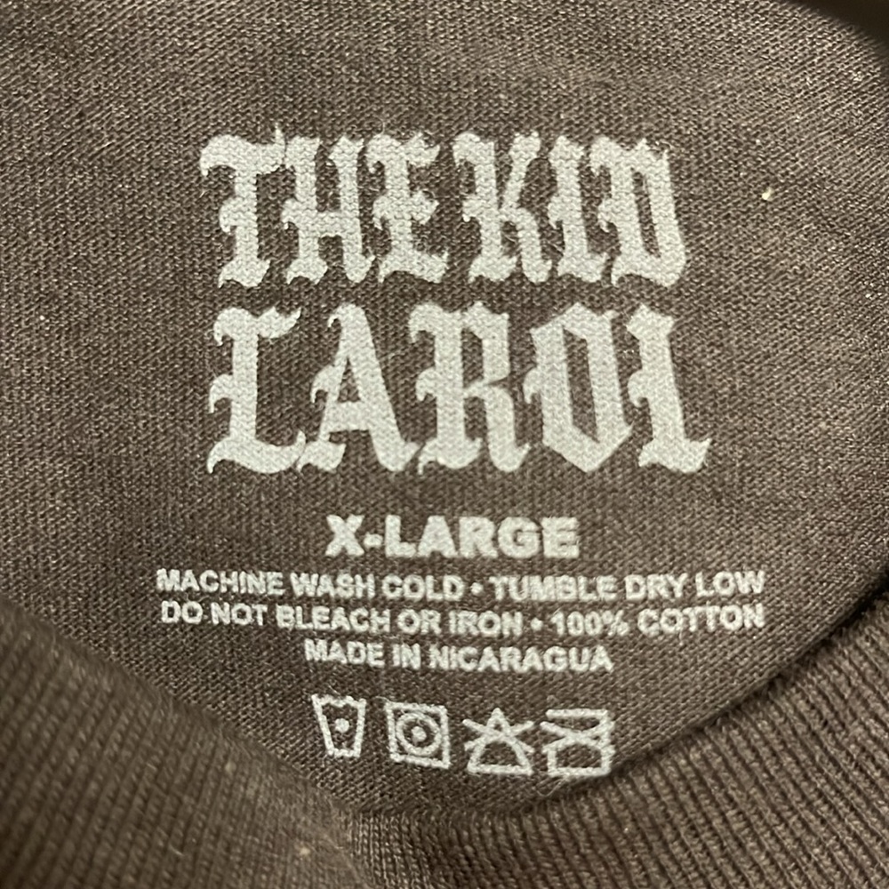 The Kid Laroi Bleed T-Shirt 💯% Cotton Graphics On Front & Back 🤫 Unisex T-Shirt - Picture 7 of 9